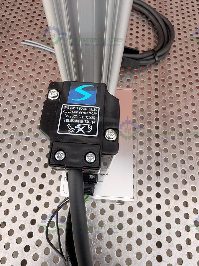 Used Festo DNCE-32-100-BS-"3"P-Q Size 32 Standard Cylinder w/Mitsubishi Motor