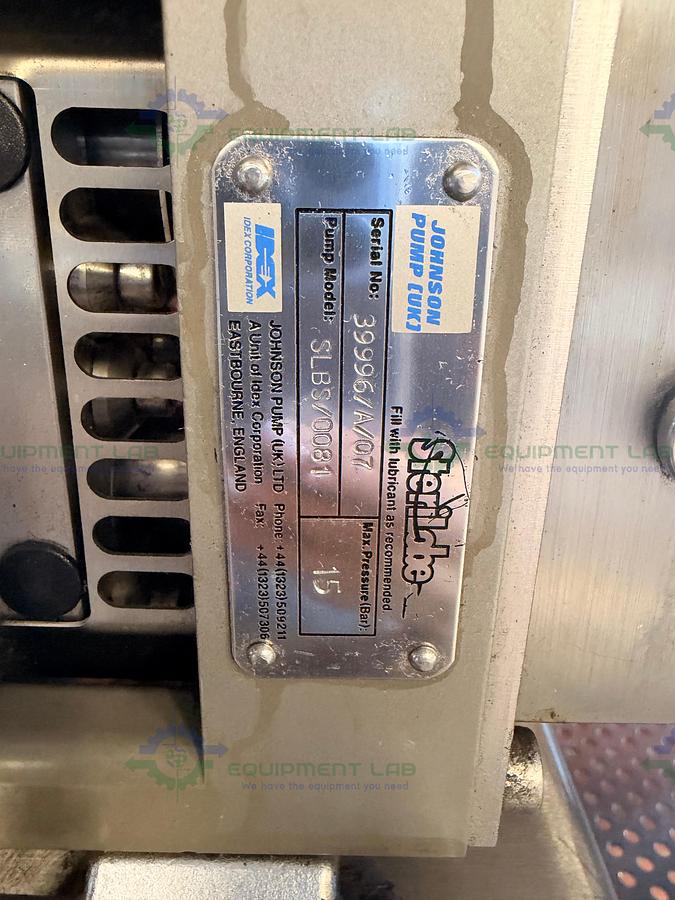 Used Idex / Johnson Pump SLBS/0081 Rotary Lobe Pump w/ SEW Motor 1700 RPM