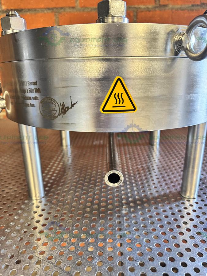 Used Stainless Steel 270mm High Press Membrane Disc Filter Housing 1000 PSI