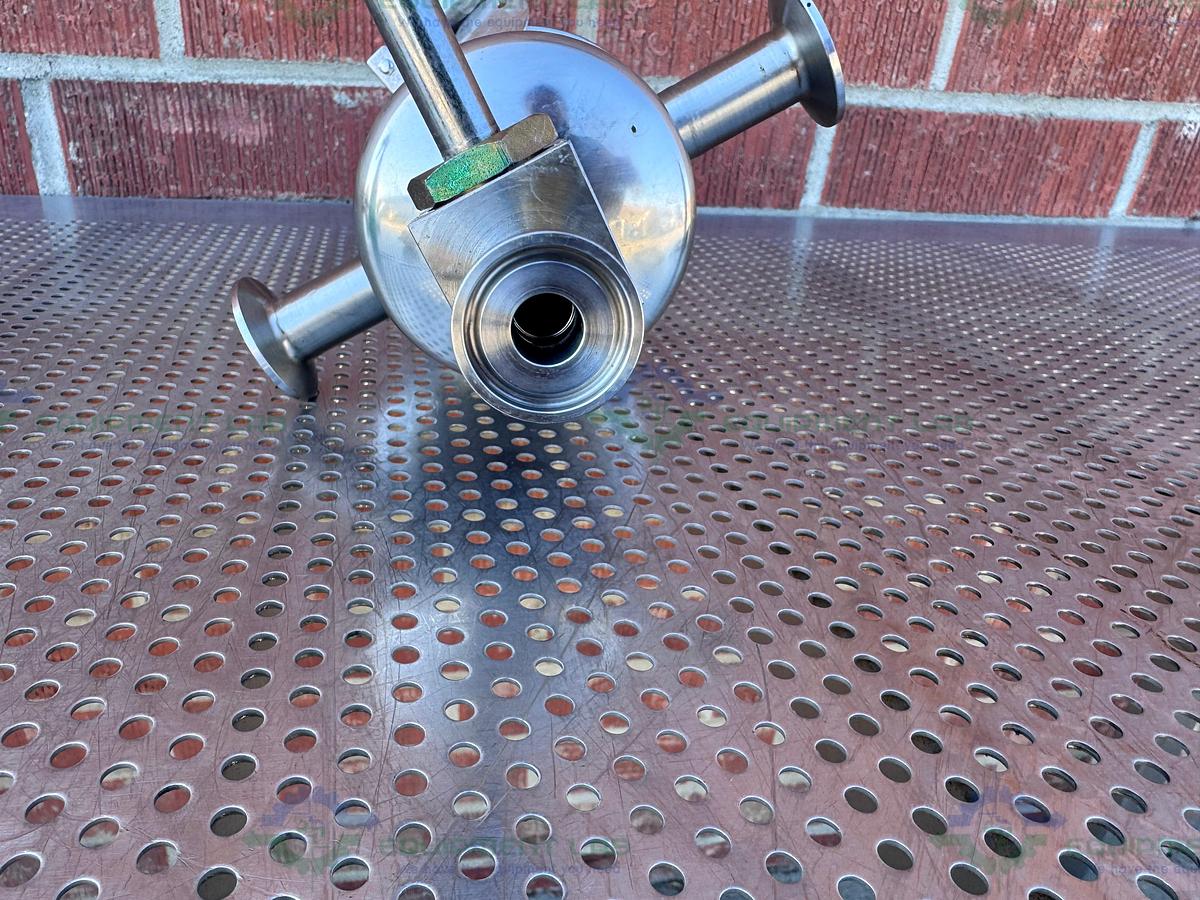 Used Sartorius 7P010QY25SCPGCLB Stainless Steel Filter Housing w/ Filter