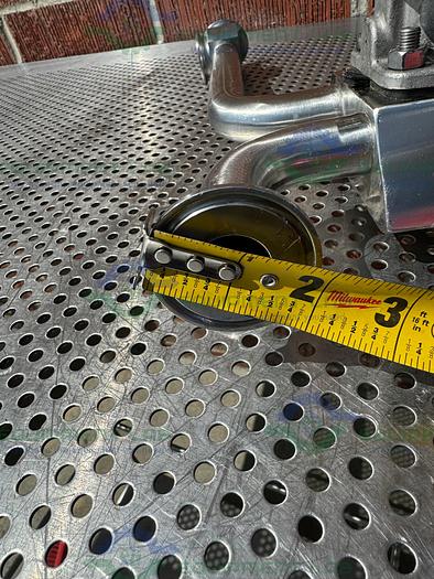 Used 3 ITT Pure Flo Advantage Stainless Steel Diaphragm Valve w/ 1" Sanitary Fittings