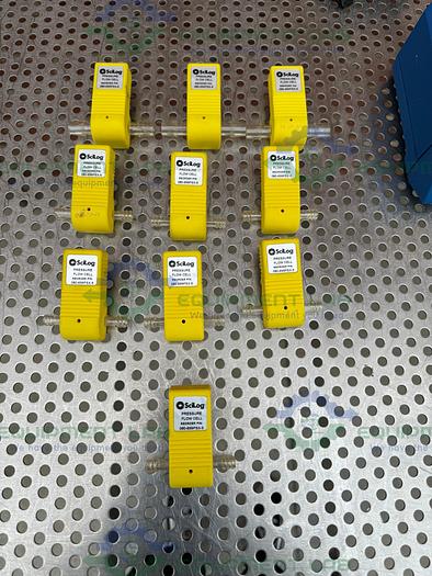 Used SciLog  SciPres Pressure Monitor 0 to 60 psi w/ Scilog Flow Cell Sensors