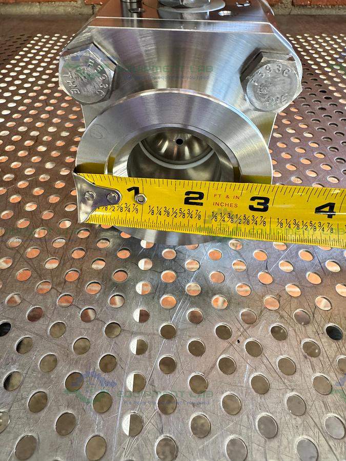 Ancorp E4200-QF50-BR803EP-P6022 High Vacuum Manual Ball Valve w/ KF 50 Fitting