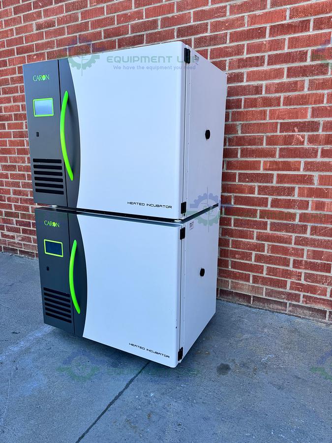 Used Caron 7002-10-1 Double Stack Heated Incubator, 10 cu. ft, 70ºC, 115 VAC