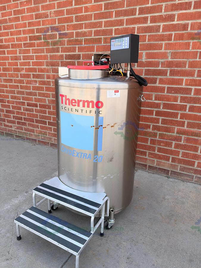 Used Thermo Scientific CE8120 CryoExtra 20 Cryogenic Storage Vessel 463 L
