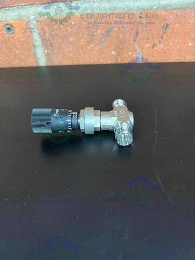 Used Swagelok  SS-4L-MH Stainless Steel High Flow Metering Valve 1/4" Tube Fitting