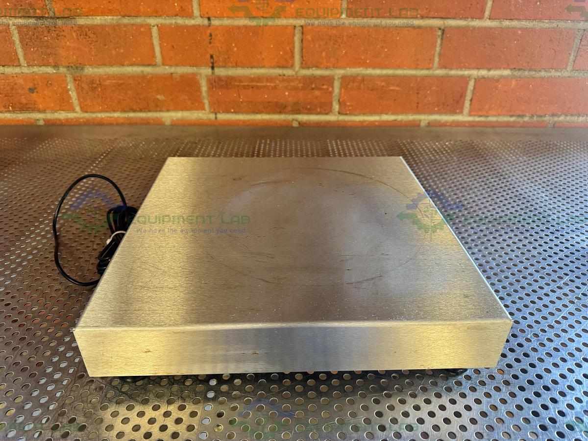 Used NCI 3733LP Stainless Steel Benchtop Scale 250 LBS Capacity, 14" x 14"