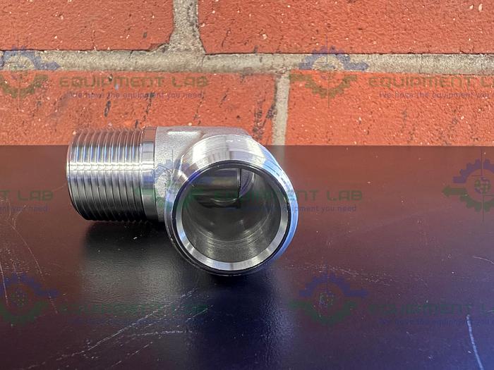 Brennan 5500-16-16-SS 1" Male Pipe Rigid x 1" in Male Pipe Rigid 90° Elbow