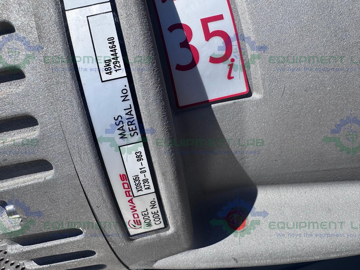 Used Boc Edwards  XDS 35i Dry Scroll Vacuum Pump 100-240V w/ Varian Hepa Filter