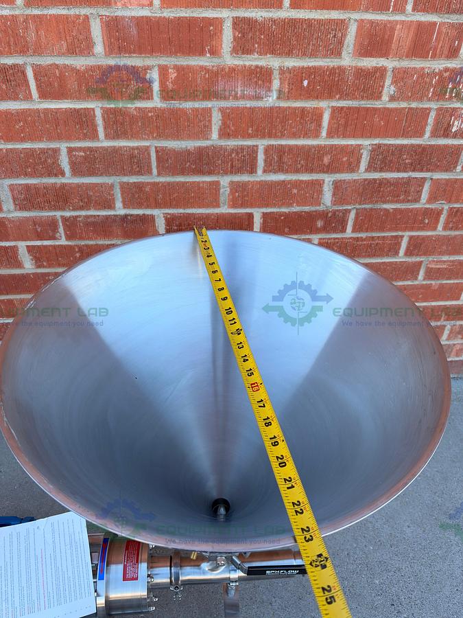 Used Silverson FMX25 High Shear Powder to Liquid Mixer 7.5 HP Motor w/ Powder Hopper