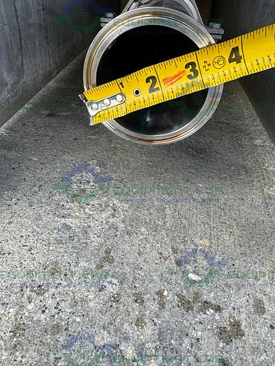 Used JBF Stainless  1000 Liter Stainless Steel Pressure Vessel Single Wall Tank