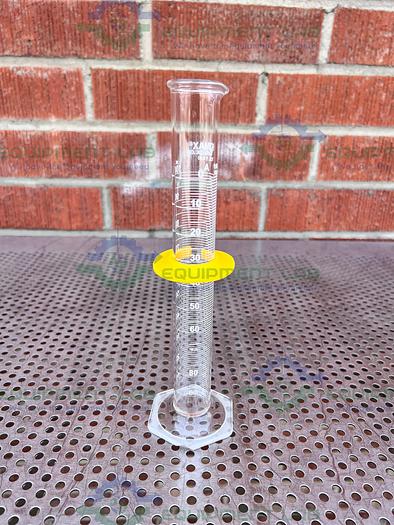 Used Kimax Kimble 20028-W Class A 250 mL Graduated Measuring Cylinder w/ Pour Spout