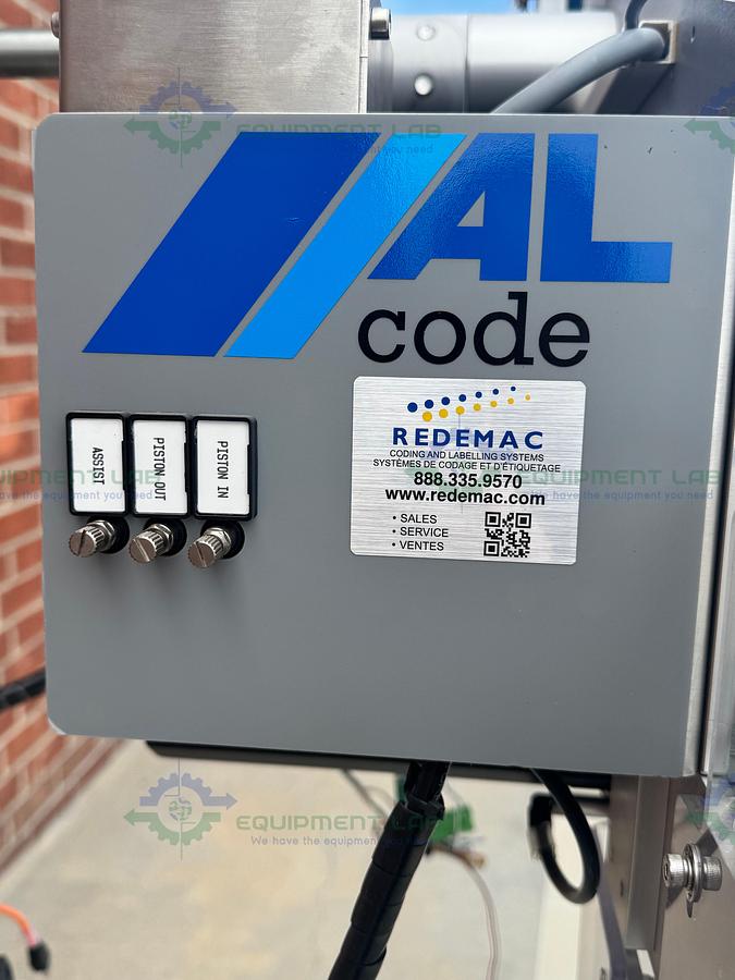 Used Sato S86-EX Print Engine w/ AL Tech Alcode Print and Apply Labelling Machine