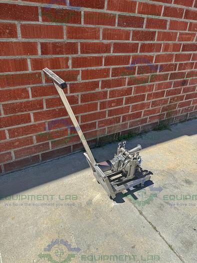 Used Wilden  HT 68004 Stainless Steel Double Diaphragm Pump w/ Cart