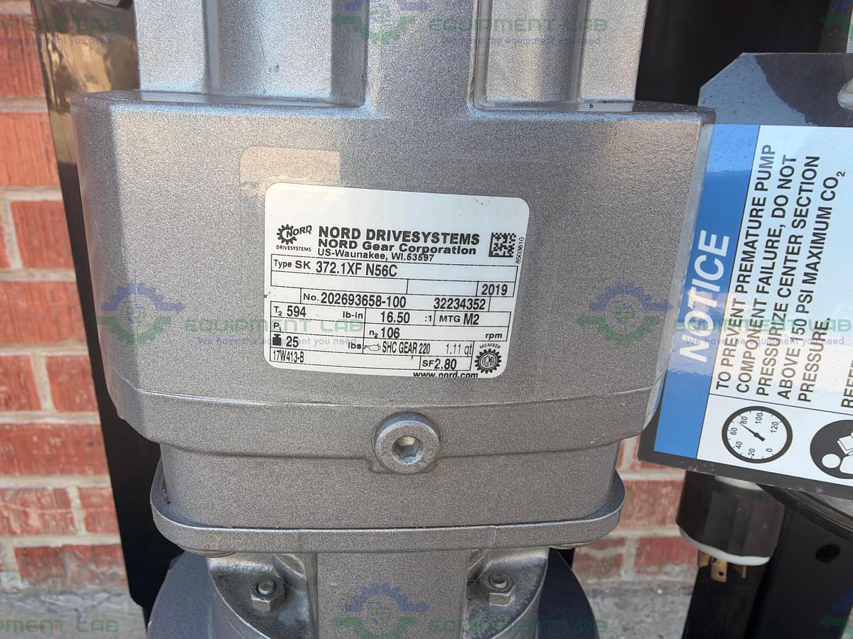 Used Master Vapor MVP-150 Explosion-Proof Gas Recovery Pump w/ Lesson 2HP Motor