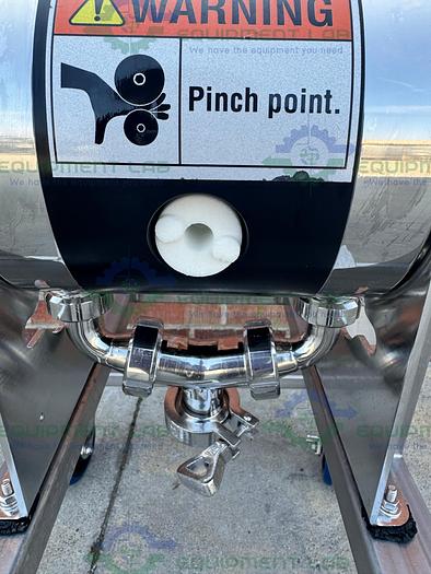 Used Almatec Bioecor B32BN-T-2-X98 Diaphragm Pump 100 PSIG w/ Cart