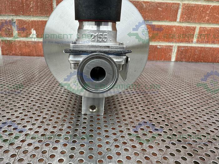 Used Unbranded 6 Liter Stainless Steel Vessel w/ ITT Vavle 1/2" Sanitary Fitting