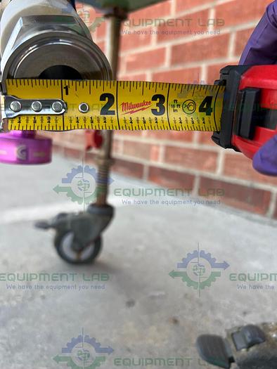 Used Chemglass  20 Liter Jacketed Glass Reactor w/ Chemglass Overhead Stirrer