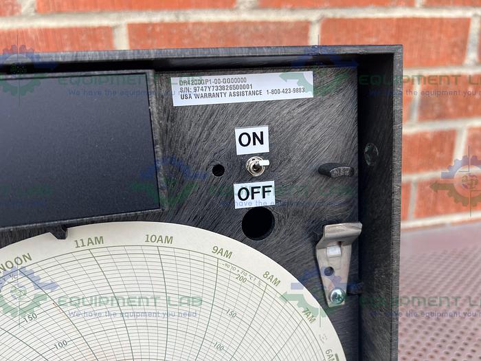 Used Honeywell  DR4200 Circular Chart Recorder 120/240 VAC