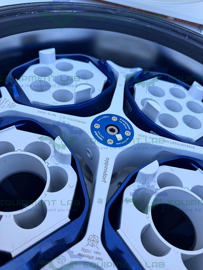 Used Eppendorf 5910Ri Refrigerated Centrifuge w/ S-4X Universal Rotor 4500 RPM