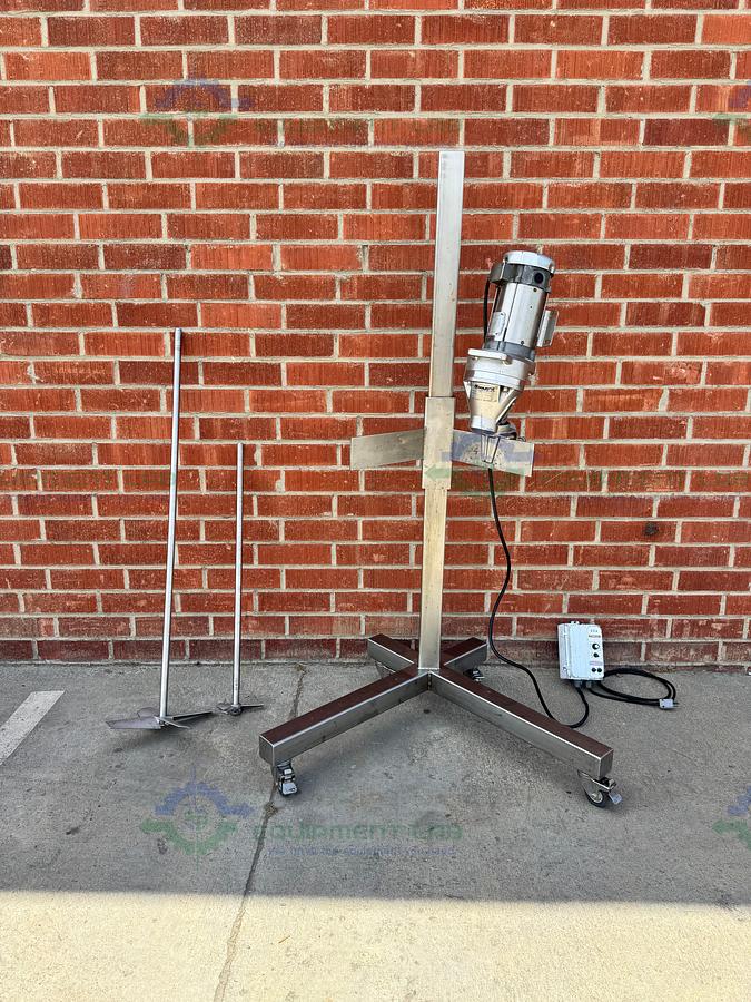 Used Sharpe Mixers SSG-050SCR Portable Mixer w/ VFD, 1/2 HP Motor, Two Impellers