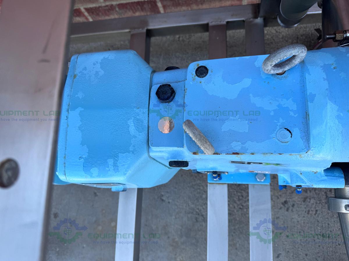 Used SPX Waukesha Cherry-Burrell 130 U2 Rotary Lobe Pump MFG 2016, 3"  w/ 10 HP Motor