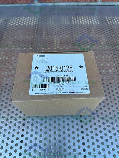 Case of 48 - Thermo  2015-0125 Nalgene Square Polycarbonate Bottles 125 mL