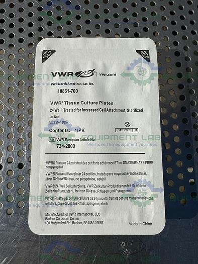 Case of 50 - VWR  10861-700 Tissue Culture Plates 24 Well, Sterilized