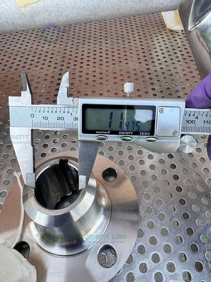 SPX Stainless Steel Mixing Tank Impeller 100" x 14" x 1.5" w/ Flange Fitting