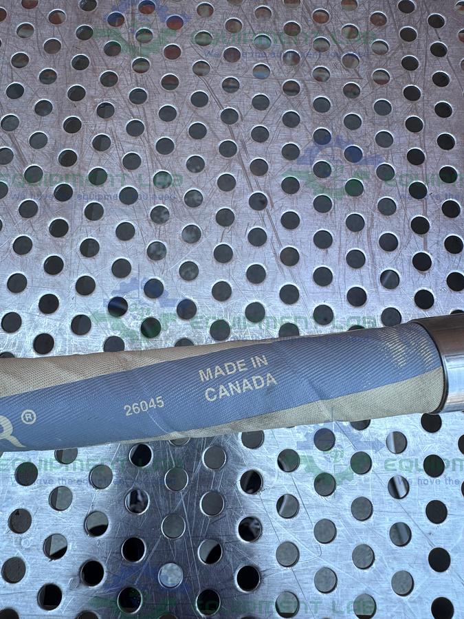 Used Sani-Tech 12" Chemflour Fluoropolymer Hose w/ 1/2" Sanitary Fitting