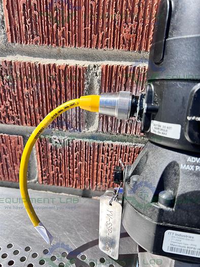 Used ITT Pure-Flo  A208 Diaphragm Valves 90PSI 1" w/ ASCO Valve Positioner