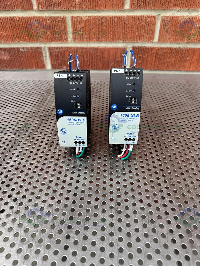 Used Allen Bradley 1606-XLB240E Series A Power Supply 100-240 V, 50-60 Hz