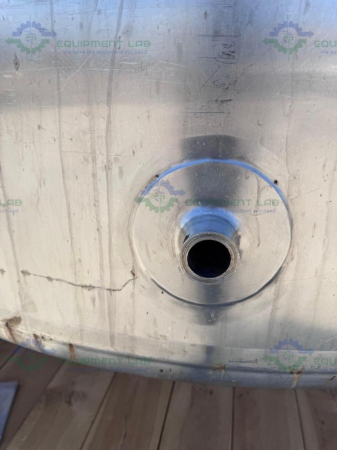 Used Paul Mueller 4500 Liter SS Jacketed Reactor w/ Agitator 25 PSI FV &138 PSI