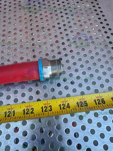 Used Swagelok Push On 124" Flame Resistant Hose 3/4” 300PSIG w/ Quick Release Fitting