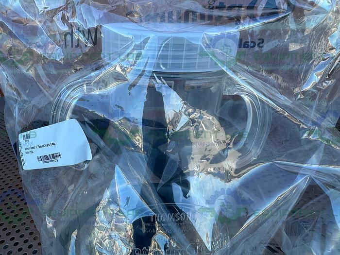 Lot of 2 - Thomson  931116 Optimum Growth 5L Flask w/ Vent Cap, Sterile