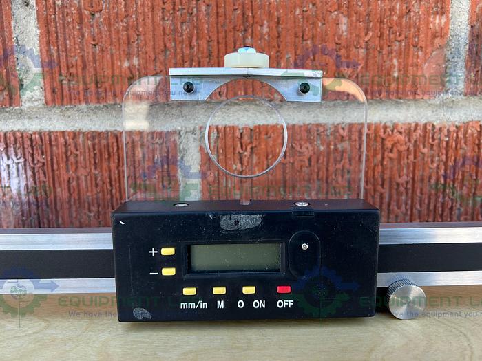 Used Beta Precision Industries  Peak Stand Microscope 50x w/ Electronic Ruler 80"