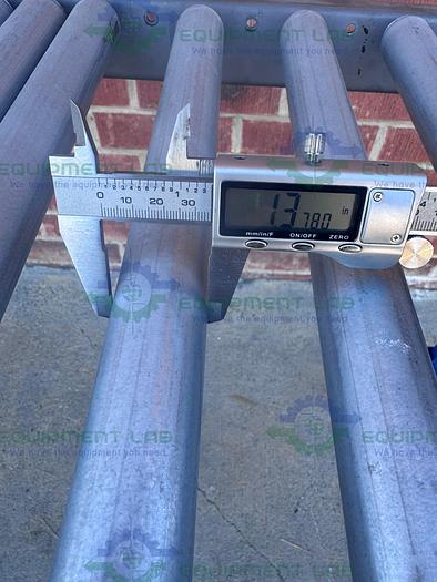 Used Roll-Away Heavy Duty Roller Conveyor 60" x 18" w/ Adjustable Legs