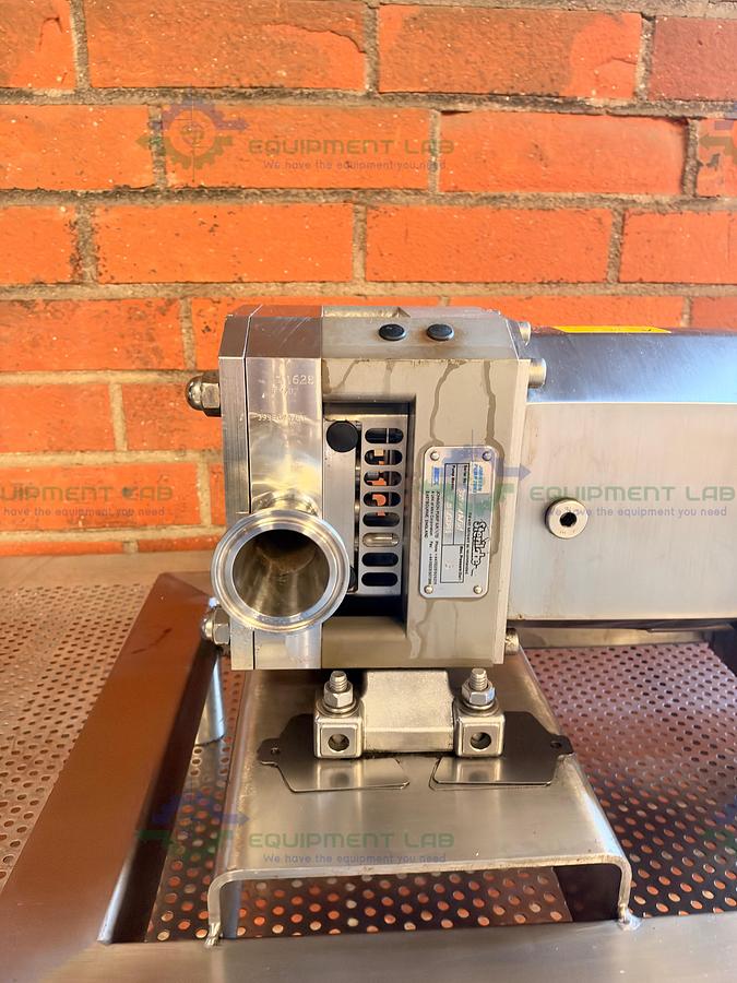 Used Idex / Johnson Pump SLBS/0081 Rotary Lobe Pump w/ SEW Motor 1700 RPM