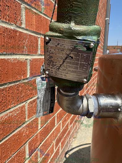 Used Precision 250 Liter Stainless Steel Jacketed Reactor 45 PSI w/ Lightnin Mixer.