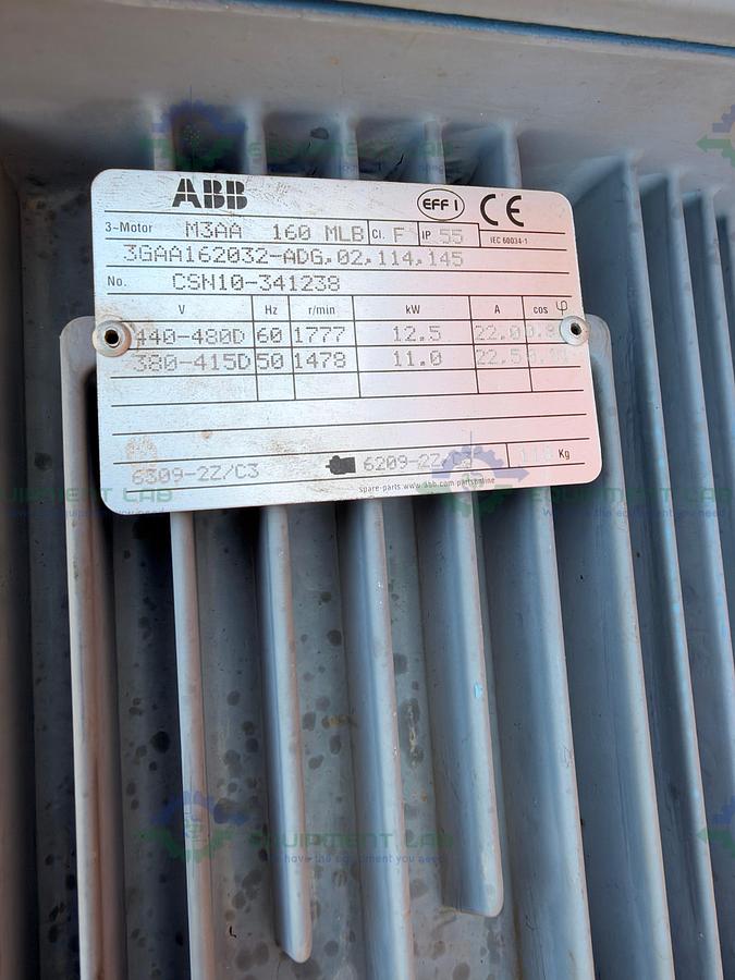 Used Alfa Laval NX3651B-31G Decanter Centrifuge 4200 RPM w/ Operator Panel