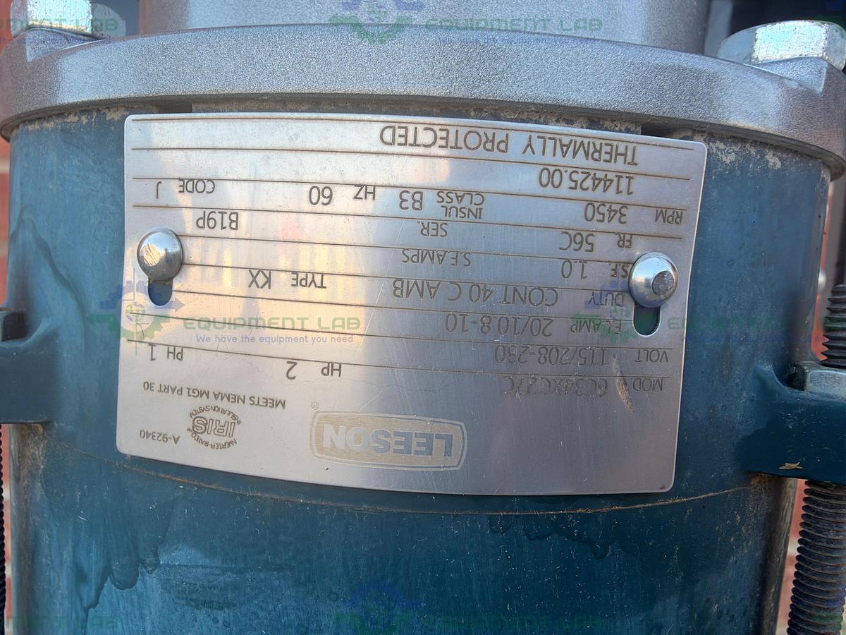 Used Master Vapor MVP-150 Explosion-Proof Gas Recovery Pump w/ Lesson 2HP Motor