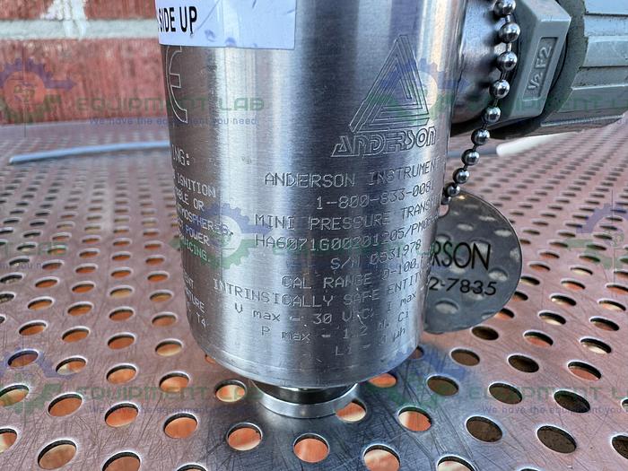 Used Anderson Instrument HA6071G00201205 /PM05HA016 0-100 PSI, NSMP