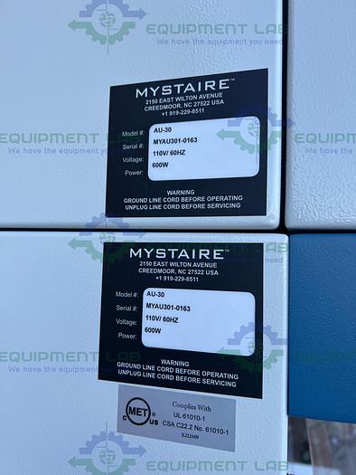 Used Mystaire  Aura AU-30 Ductless Fume Hood 30", 110V