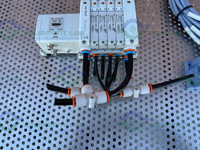 Used SMC EX250-SDN1 Input Output Si Unit w/ Turck JBBS 57-E812 DeviceNet Hub Junction