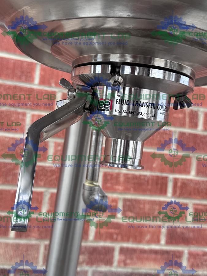 Used Lee Industries 50 Liter Stainless Steel Jacketed Reactor w/Mixer, Scraper MFG 23