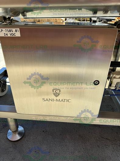 Used Sani Matic Stainless Steel 300 Liter COP System Parts Washer Skid