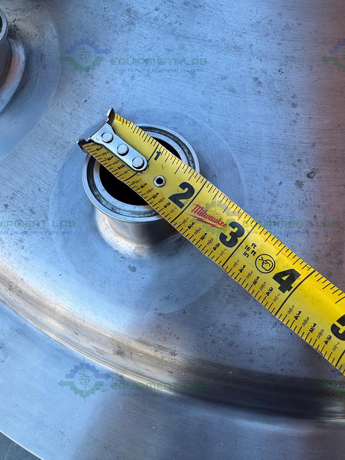 Used Northland 450 L  Jacketed Reactor FV/ 50 PSI  w/ Dual Mixer 3/4 HP, 1/3 HP, VFD