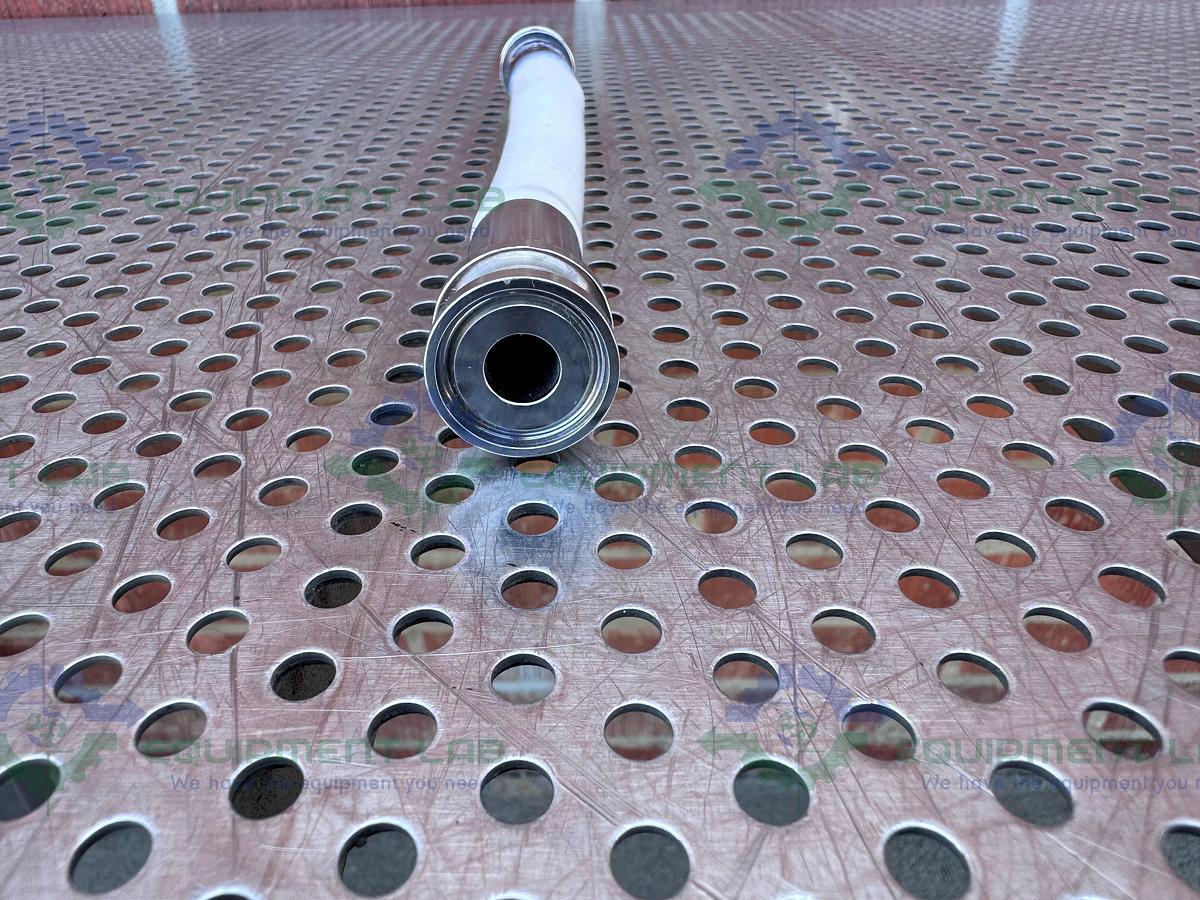 Used Unbranded 10" Flexible Silicone Hose with/ 1/2" Sanitary Fitting