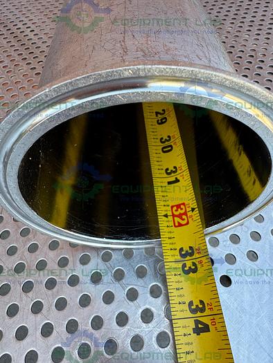 Used Allegheny Bradford 6.2 Liter Stainless Steel Filter Housing 150 PSIG