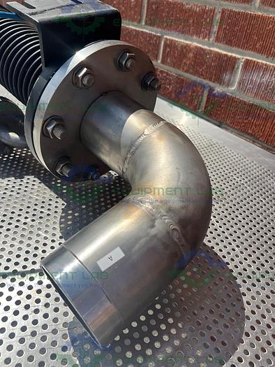 Used Unbranded Diffusion Pump 8" x 36" w/ 4" Stainless Steel Elbow